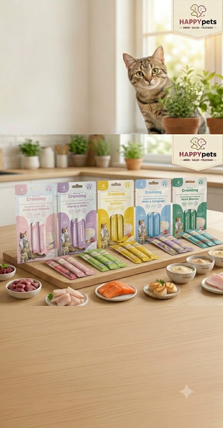 Snack cremoso variedad de sabor