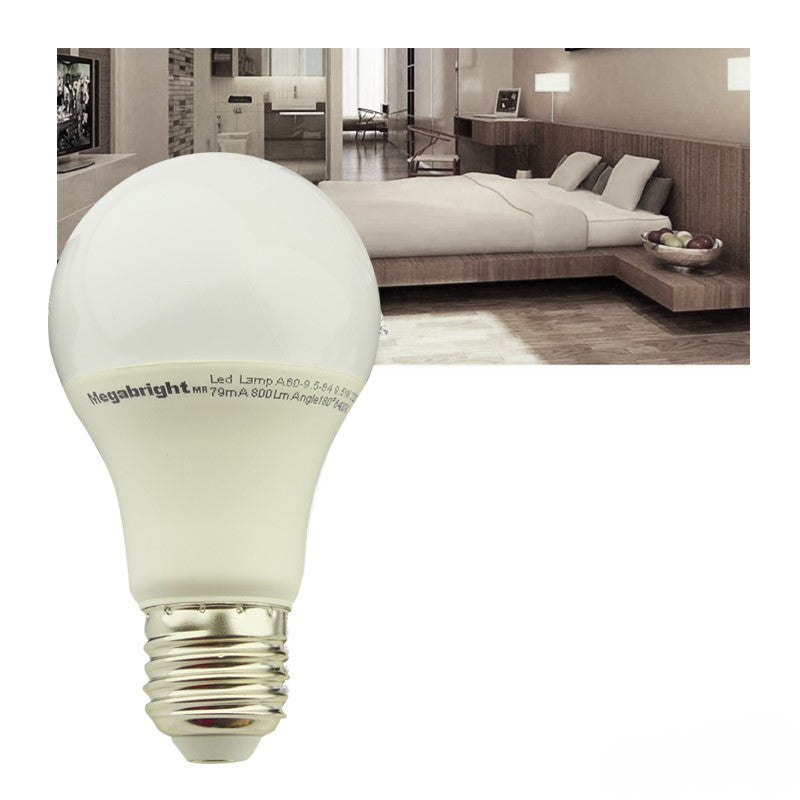 ampolleta led 9 watt E-27  A60.