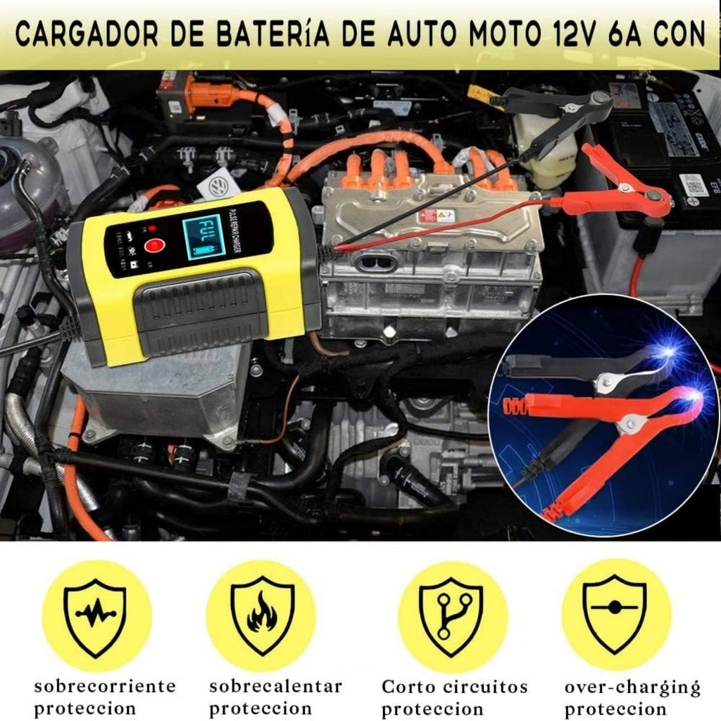 I - CARGADOR INTELIGENTE DE BATERIA AUTO