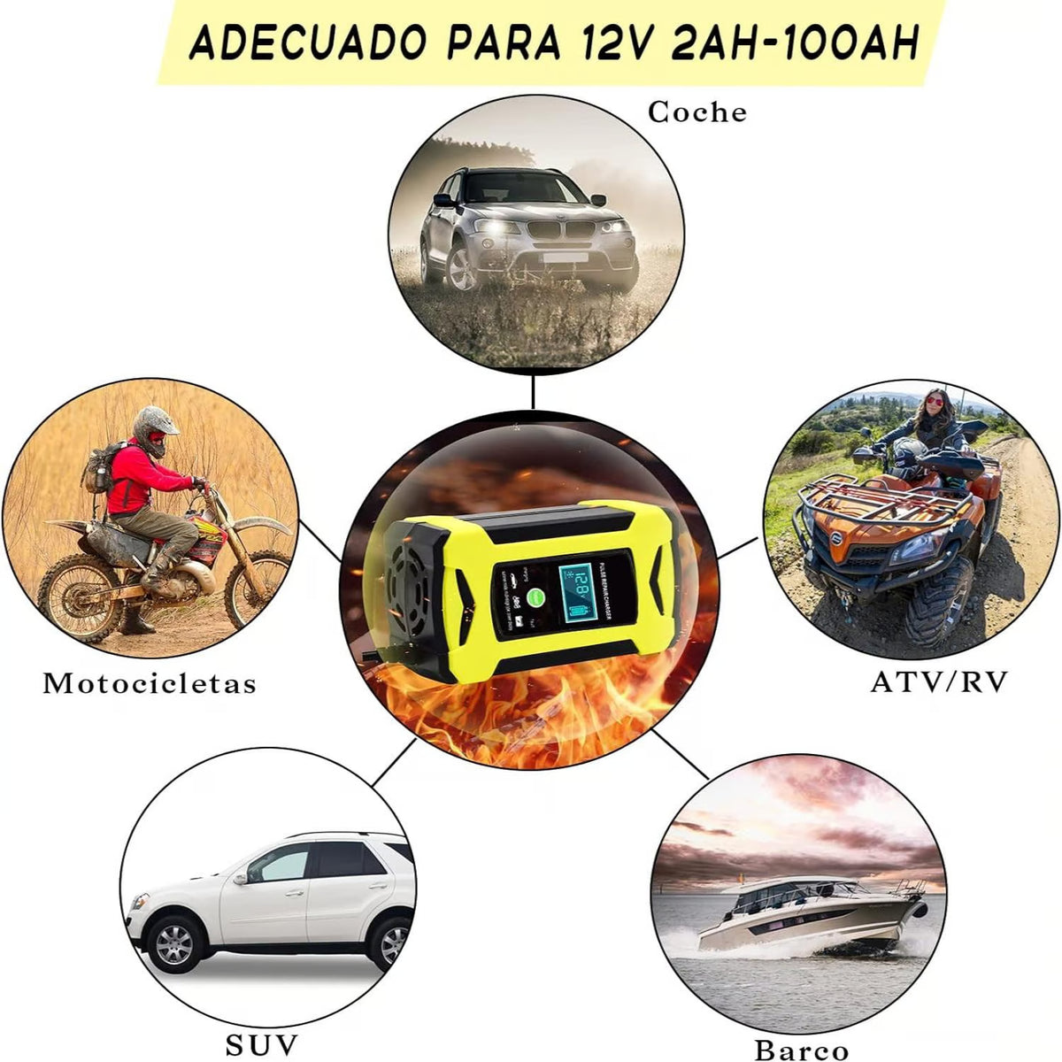 I - CARGADOR INTELIGENTE DE BATERIA AUTO