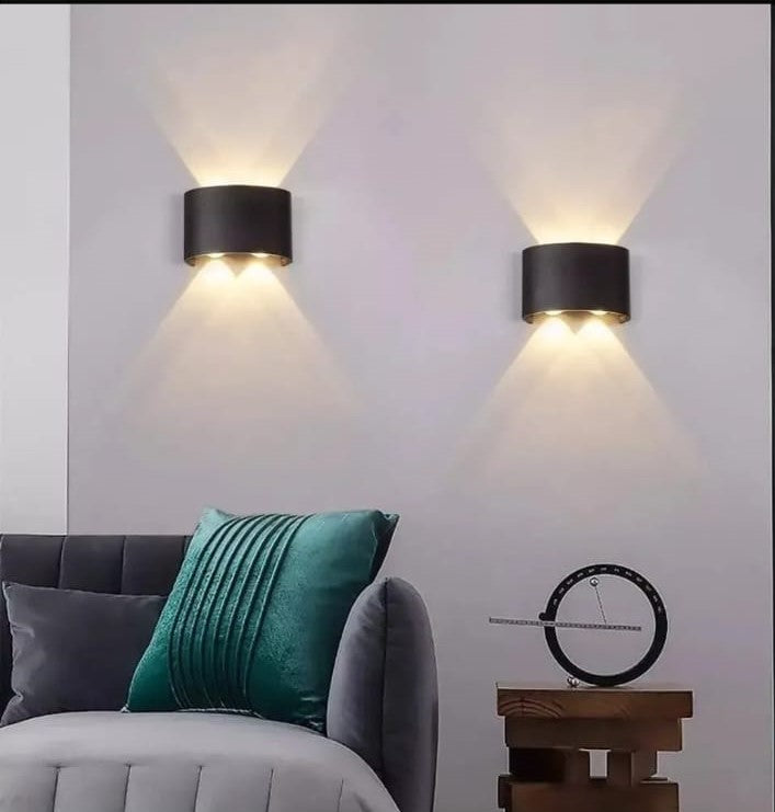 Aplique de Pared LED Moderno Bidireccional – Interior/Exterior 6W