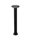 Aplique Farol Piso Bollard Led 7w Jardín Exterior Estructura Negro Luz Neutra