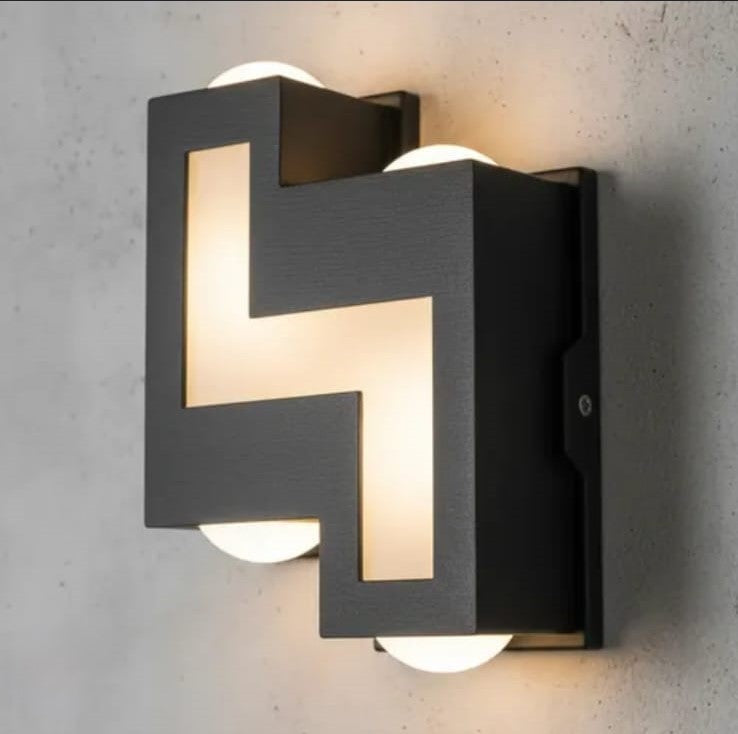 APLIQUE DE PARED LED MODERNO TIPO ESCALERA 4 LENTE OPTICO