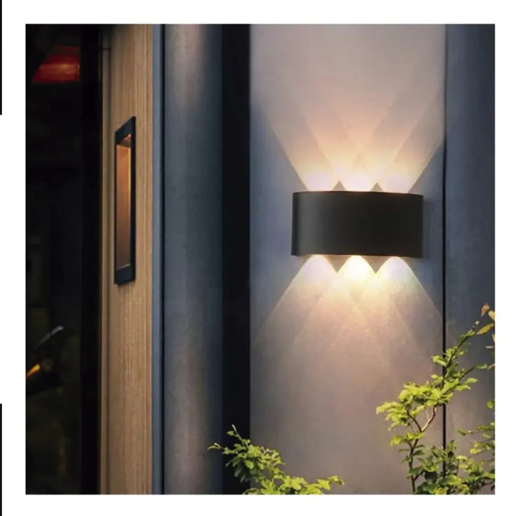 Aplique De Pared LED Moderno 8W Bidireccional Exterior/Interior